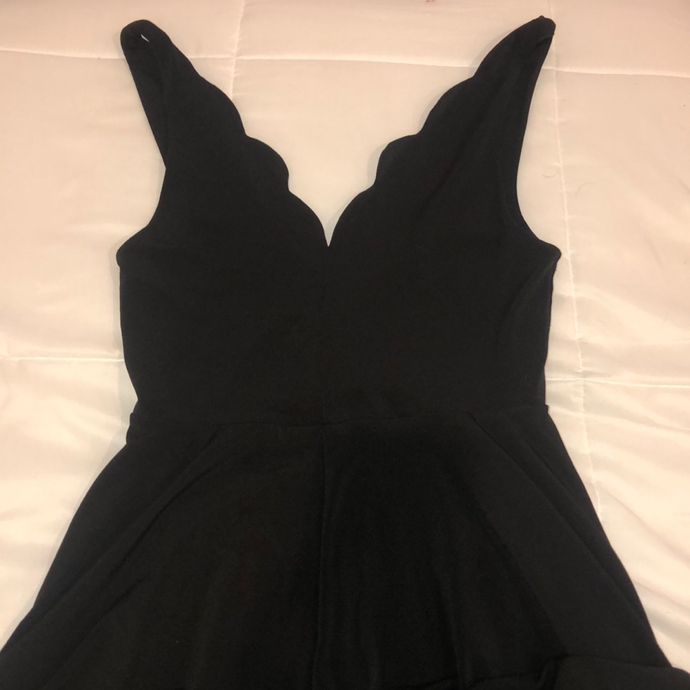 urban outfitters scalloped romper